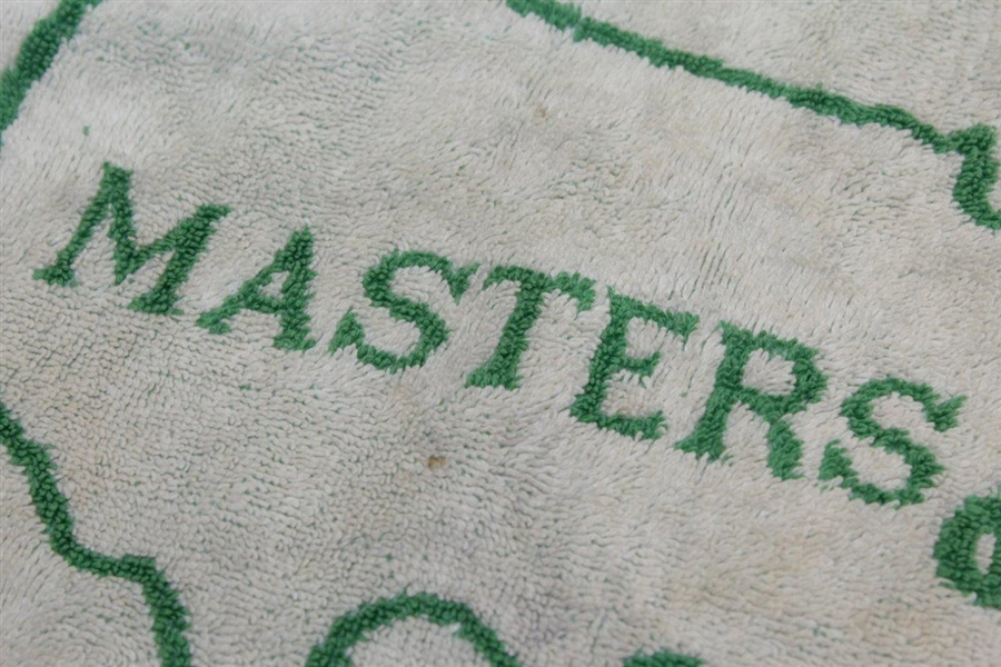 Vintage 1960's Masters Tournament Double-Sided Bag Towel Made by Martex - Unique
