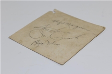 Demaret, Snead, Nelson, & Mangrum Signed 1949 Ryder Cup 2nd Day Ticket JSA FULL #BB50944