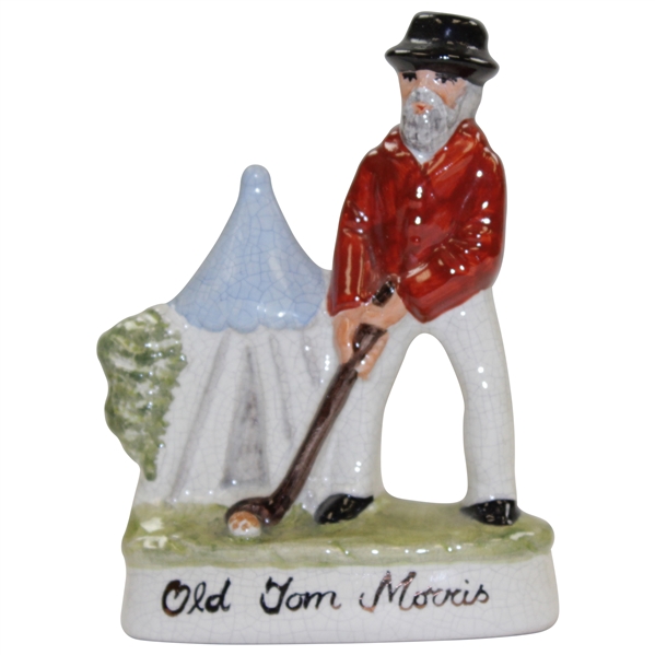 Classic Old Tom Morris Staffordshire Porcelain Statue Figure