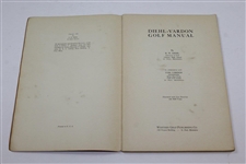 1929 Diehl-Vardon Golf Manual Manuel with Bobby Jones, Frank Dolp, & others Action Photographs
