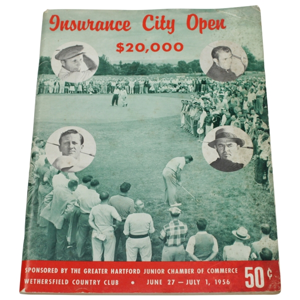 1956 Insurance City Open Program - Arnold Palmer's First United States PGA Tour Win