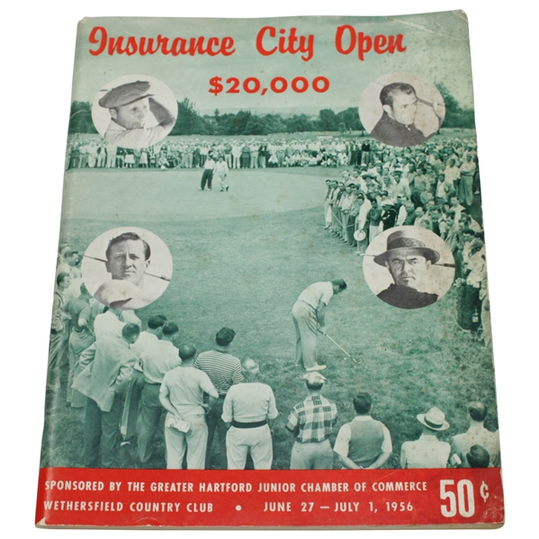 1956 Insurance City Open Program - Arnold Palmers First United States PGA Tour Win