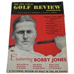 Bobby Jones Featured Cover - 1932 Annual Golf Review Illustrated Magazine