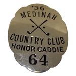 1936 Medinah Country Club Honor Caddie #64