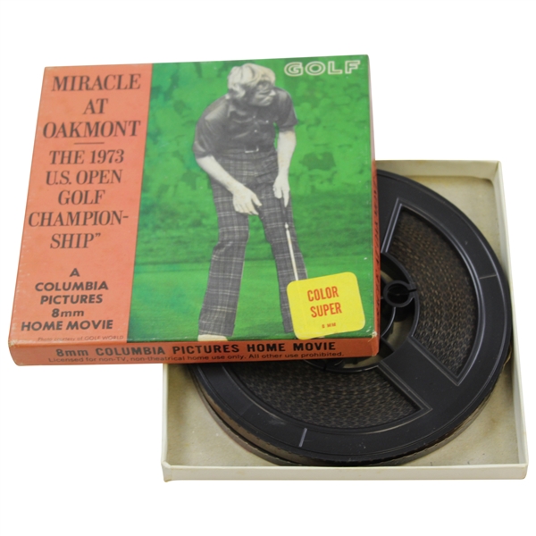 Johnny Miller Shoots 63 Miracle at Oakmont 8mm Movie in Original Box
