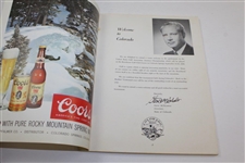 1959 US Amateur Championship at The Broadmoor Golf Club Program - Jack Nicklaus 1st Amateur Win