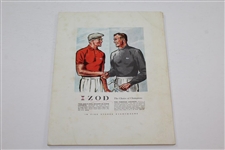 1959 US Amateur Championship at The Broadmoor Golf Club Program - Jack Nicklaus 1st Amateur Win