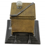 Vintage Cigarette Dispenser with Golf Ball & Golf Club - Art Metal Works