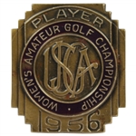 1956 US Womens Amateur at Meridian Hills CC Contestant Badge