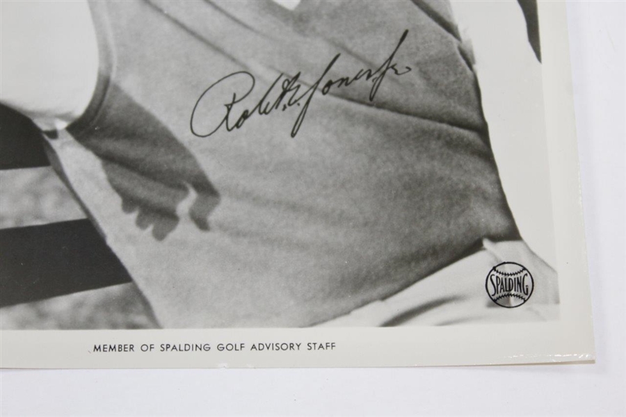 Spalding Advisory staff original photo Bobby Jones with facsimile signature