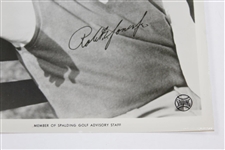 Spalding Advisory staff original photo Bobby Jones with facsimile signature