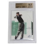 Tiger Woods 2005 SP Authentic #1 Tiger Woods Golf Card BECKETT GEM MINT 9.5
