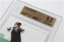 Tiger Woods 2005 SP Authentic #1 Tiger Woods Golf Card BECKETT GEM MINT 9.5