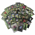 Forty (40) Various Tiger Woods Tigers Tales Golf Cards with Victory March(1) &  Stat Leaders(1)
