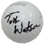 Tom Watson Signed Titleist Sauza Logo golf Ball JSA ALOA