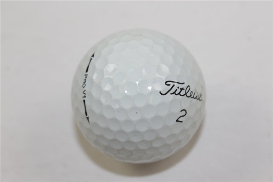 Tom Watson Signed Titleist Sauza Logo golf Ball JSA ALOA
