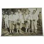 Arthur Havers & George Gadd Signed 1927 Ryder Cup Original Photo 