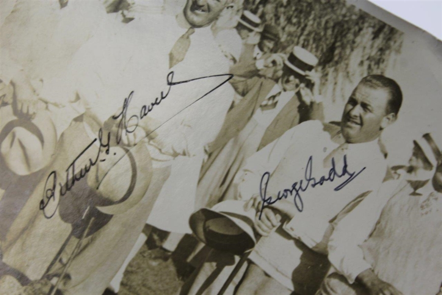 Arthur Havers & George Gadd Signed 1927 Ryder Cup Original Photo 