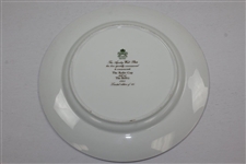 1985 The Ryder Cup at The Belfry Ltd Ed  Aynlsey Wall Blue with Gold 'Trophy' Porecelain Plate
