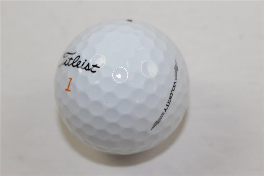 Danny Willett Signed Masters Tournament Logo Golf Ball - 2016 Winner JSA ALOA