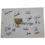 Arnold Palmer, Mickelson, Fred, & Rest of Team Signed The Presidents Cup White Flag JSA ALOA