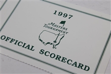 1997 Masters Tournament Official Scorecard - Tiger's First Green Jacket