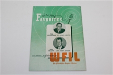 1947 4th Annual Inquirer Invitation at Cedarbrook CC Program with Pairing Sheet