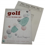 1948 5th Annual Inquirer Invitation at Whitemarsh Valley CC Program with Pairing Sheet