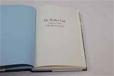 The Walker Cup: 1922-1999 Golf's Finest Contest' Ltd Ed #545 Book by Gordon G. Simmonds - 2000