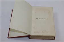 1912 'How To Play Golf' by Harry Vardon - 3rd Edition