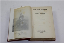 1912 'How To Play Golf' by Harry Vardon - 3rd Edition