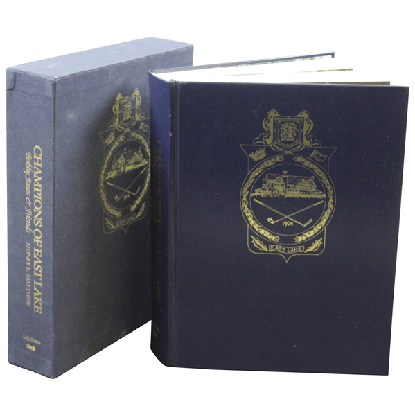 Ltd Ed Champions of East Lake: Bobby Jones & Friends Book Signed by Author Sidney L. Matthew #546