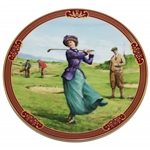 Royal Worcester "Ladies Day" Golfing Collection Fina China Plate by Melvyn Buckley