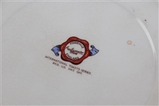Fondeville Ambassador Ware International Toast Series 'Here's Tae ye!' 8 1/2 Ceramic Plate