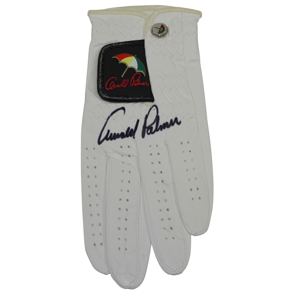 Arnold Palmer Signed Left Handed 'Arnold Palmer' Golf Glove JSA ALOA
