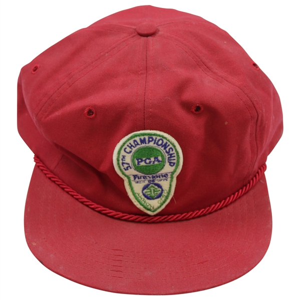 1975 PGA Championship at Firestone CC Red Hat - Jack Nicklaus Winner