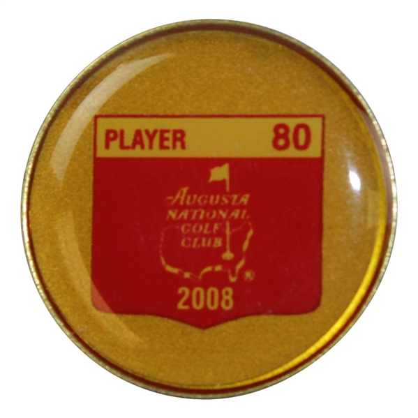 2008 Masters Tournament Contestant Badge #80