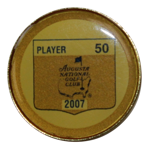 2007 Masters Tournament Contestant Badge #50