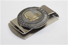 2001 Masters Tournament Money Clip - Tiger Woods Winner