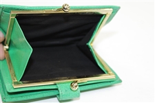 Virbrant Green Augusta National Change Purse/Wallet