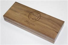 Augusta National Golf Club Ltd Ed Wooden Ball Marker Set in '1934 Masters' Wood Case & Original Box