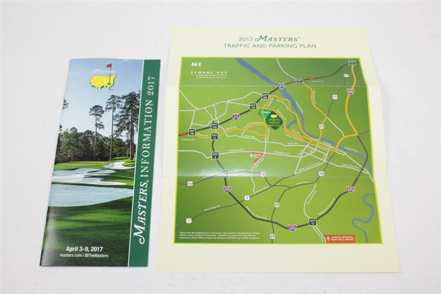 Tommy Fleetwood Signed Golf Glove with 2017 Masters Packet of Tickets, Maps, Reminders, etc JSA ALOA