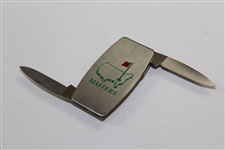 Masters Tournament Logo Zippo Money Clip Knife in Original Case