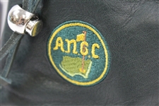 Augusta National Golf Club Circle Patch Logo Kings Links Green Leather Pouch