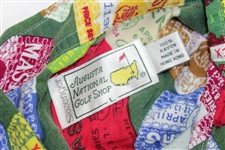 Augusta National Golf Club Series Badges & Tickets Collage Collared Golf Shirt - Green Base - Size L