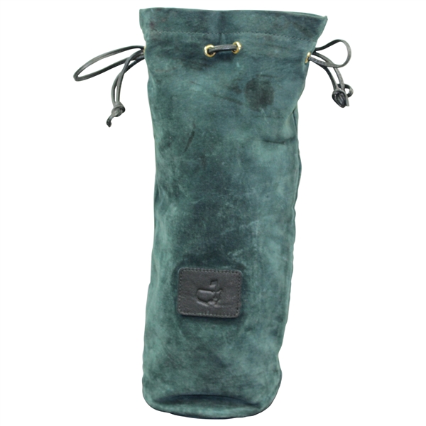 Augusta National Golf Club Green Felt Tie-String Bag - Used Condition