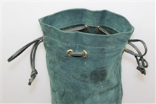 Augusta National Golf Club Green Felt Tie-String Bag - Used Condition