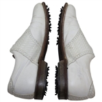 John Daly Signed Pair of Personal FootJoy White Golf Shoes - John & Daly JSA ALOA