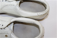 John Daly Signed Pair of Personal FootJoy White Golf Shoes - John & Daly JSA ALOA