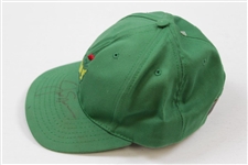 Jack Nicklaus Signed Masters Tournament Green Stitched Logo Hat JSA ALOA